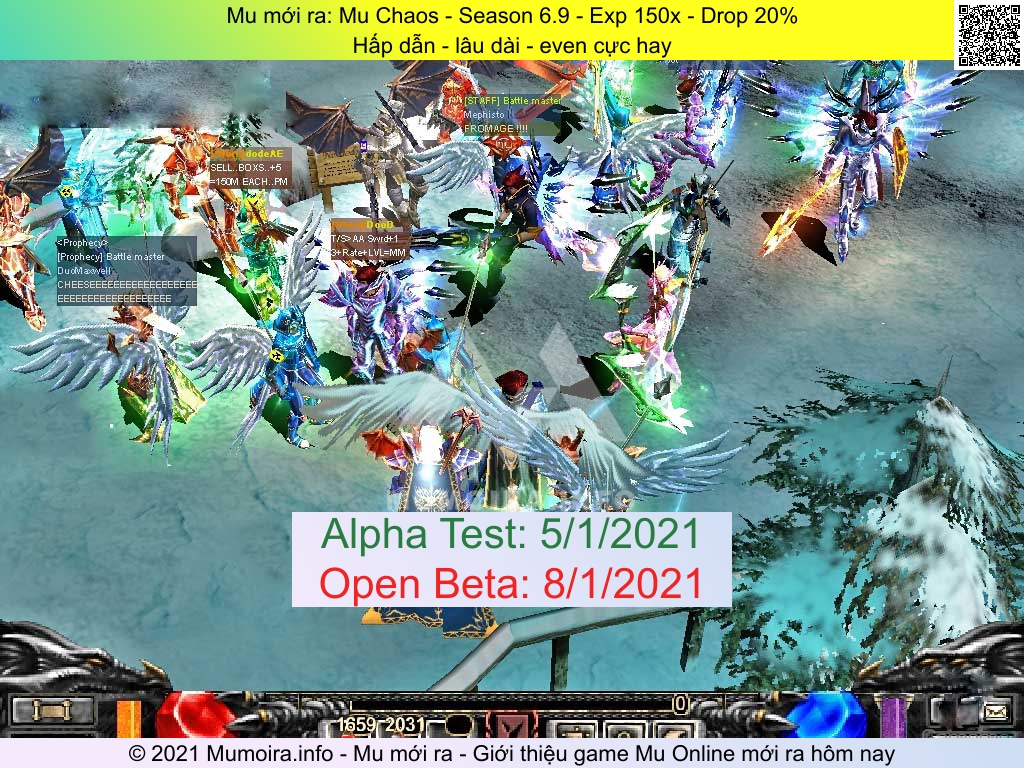 Mu Chaos Game Mu Online Pc Private Lau Moi Ra Thang 1 Open Beta 8 1 2021 Season 6.9 Exp 150 Drop 20 9057 ?v=20210101003417