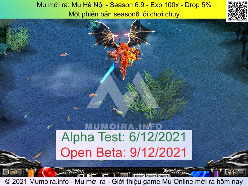 Mu mới ra, Mu Hà Nội, hanoimu.vn, Mu Online, Mu SS6 mới ra, Mu Test tháng 12 2021, Một phiên bản season6 lối chơi chuy, Season 6.9