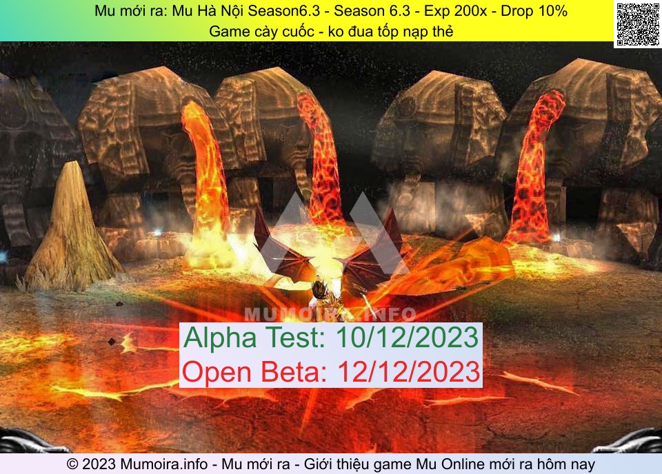 Mu mới ra, Mu Hà Nội Season6.3, ss6-muhanoi.com, Mu Online, Mu SS6 mới ra, Mu Test tháng 12 2023, Game cày cuốc - ko đua tốp nạp thẻ, Season 6.3