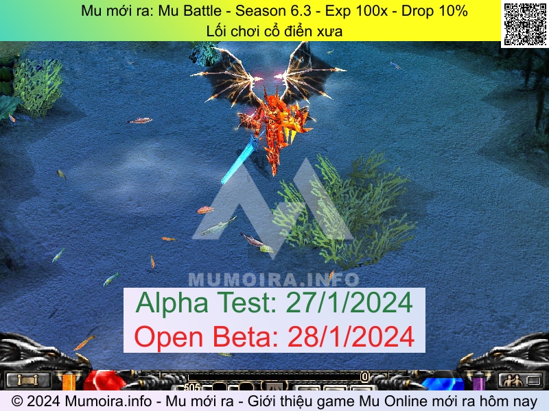 Mu mới ra, Mu Battle, mu-battle.net, Mu Online, Mu SS6 mới ra, Mu Test tháng 1 2024, Lối chơi cổ điển xưa, Season 6.3