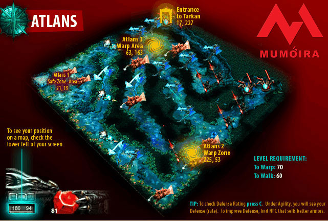 Atlans - Bản đồ game Mu Online