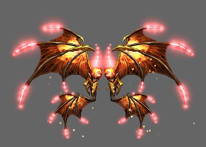Cánh 4 - Wings of Flame God - Mu Online