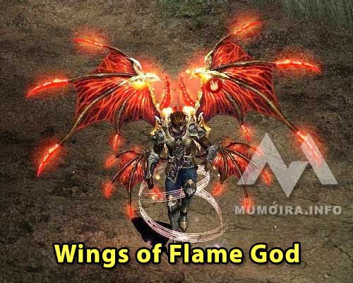 Cánh 4 Wings of Flame God - Mu Online - Mumoira.info