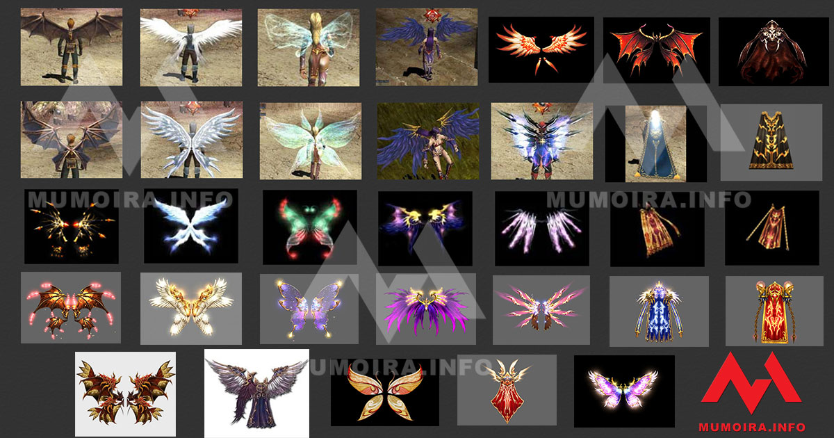 Các loại cánh trong game Mu Online -Mumoira.info